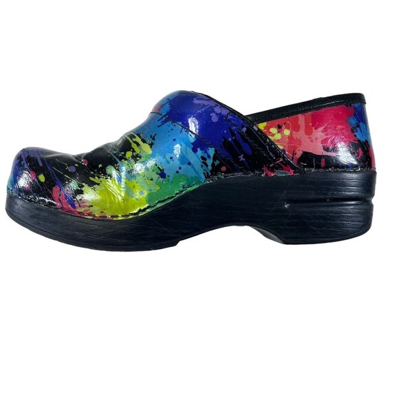 Dansko Clogs Shoes EU 36 Paint Splatter Professional Nursing Slip On READ 5.5-6 - Picture 11 of 16